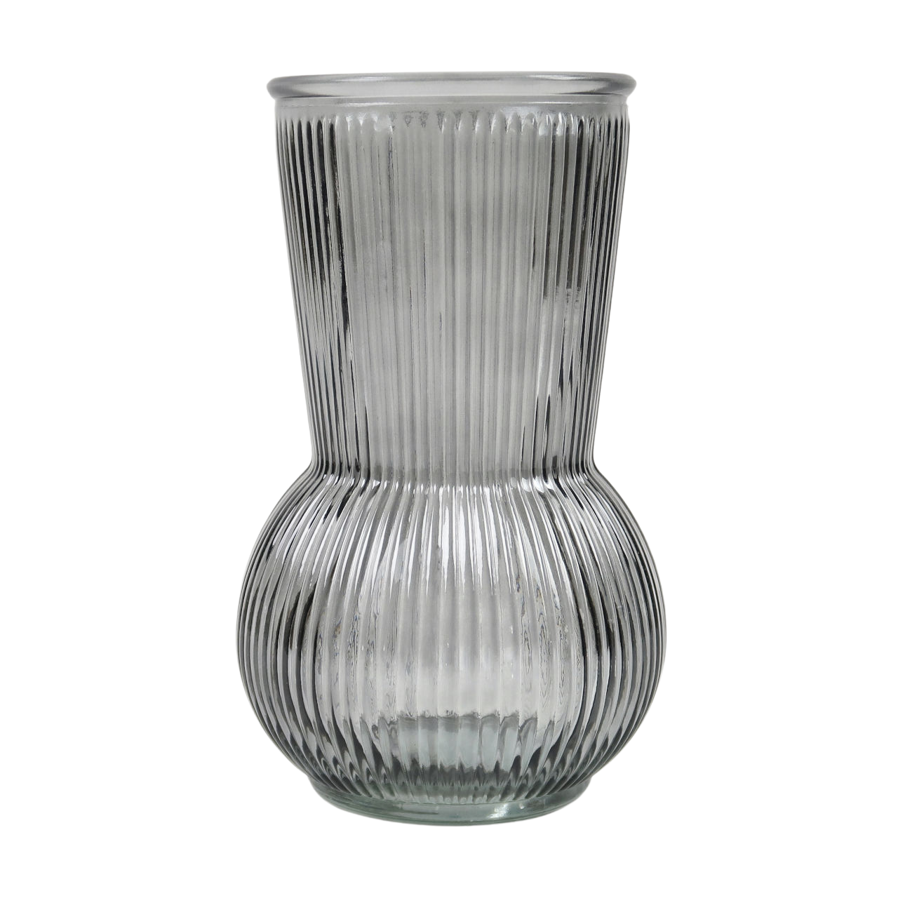 Terrace and Garden Cato Glass Vase - Slate