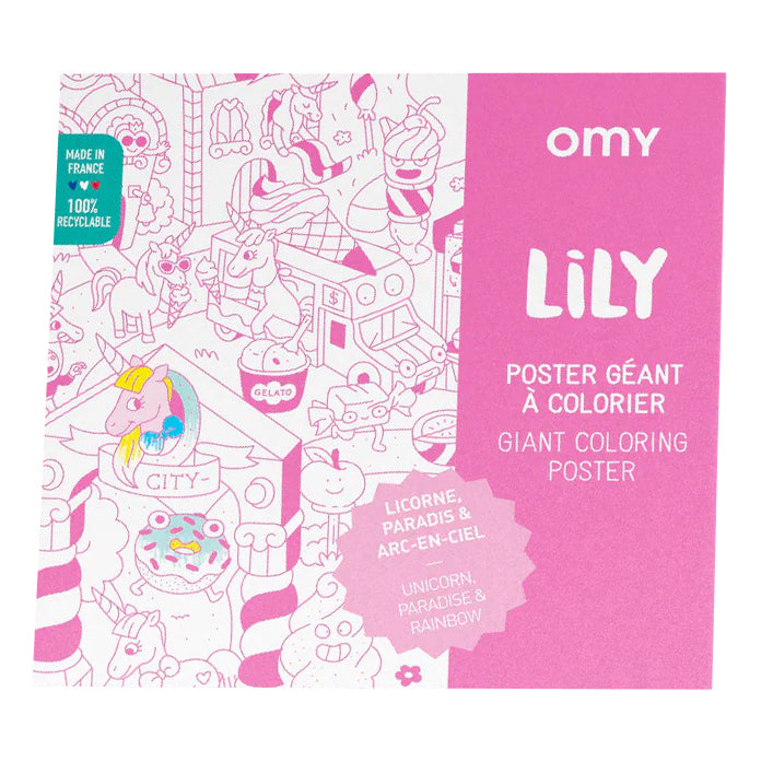 OMY Omy Colouring Poster - Lily