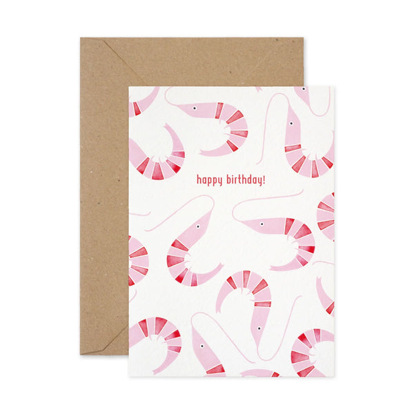 Paper Parade Shrimps Birthday Card