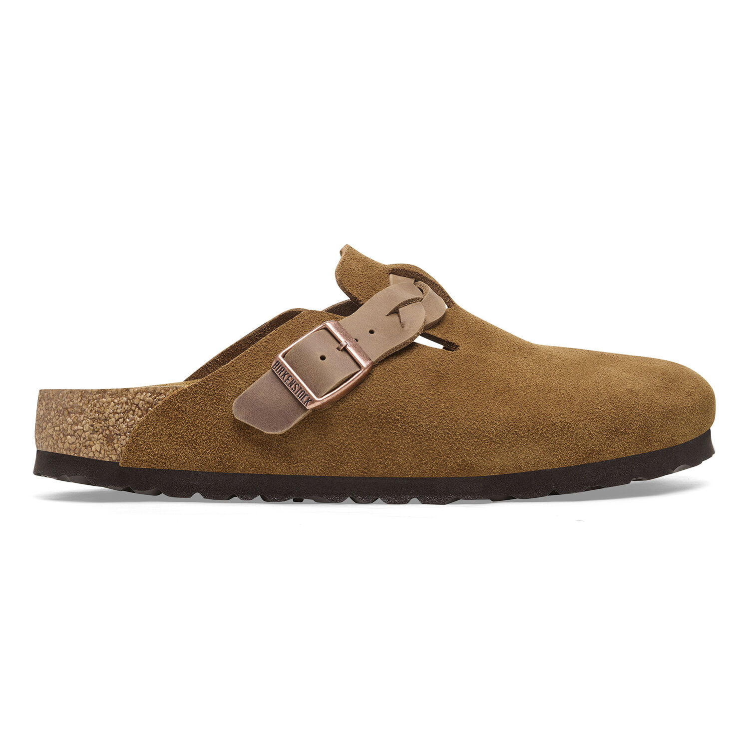 Birkenstock Mink 1026713 Narrow Fit Boston Braided Sandals