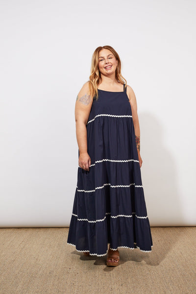 The Kindred Co. Haven Oahu Tank Maxi Dress - In Marine