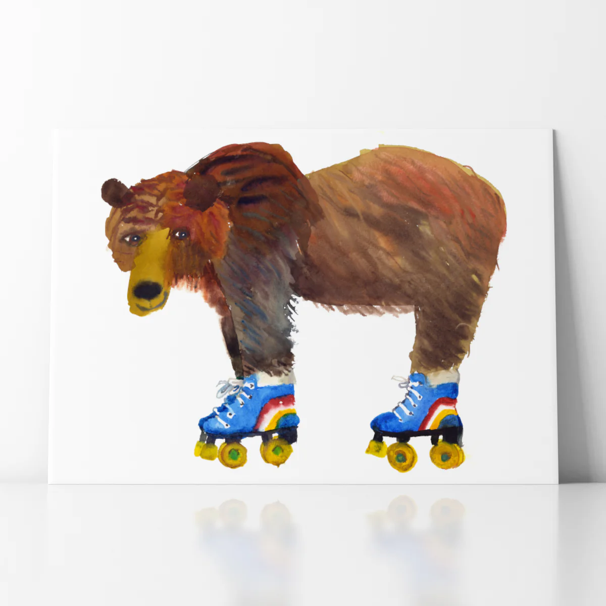 Rosie Webb  Roller Bear A3 Art Print