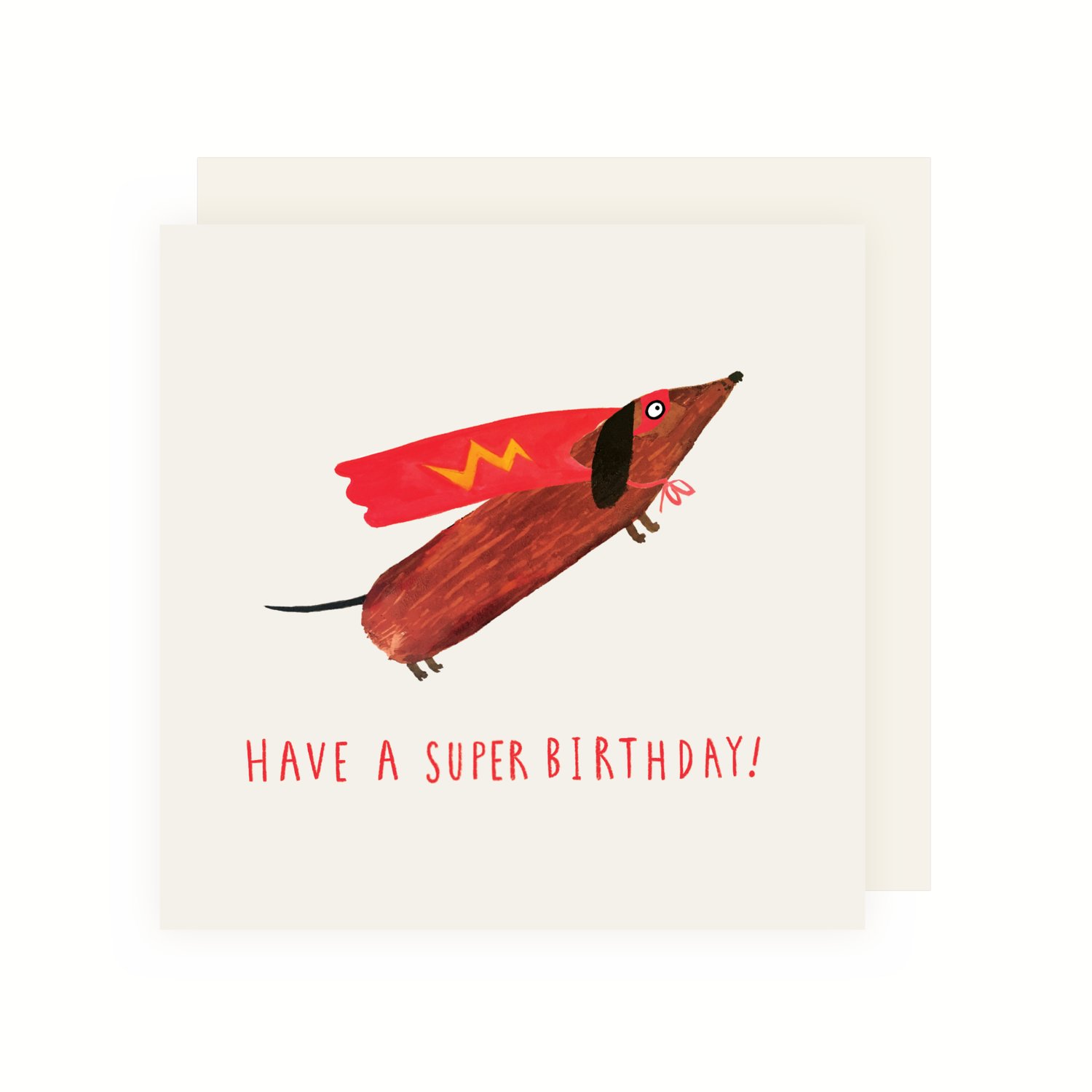Charley Rabbit Publishing Happy Birthday Super Sausage Greeting Card