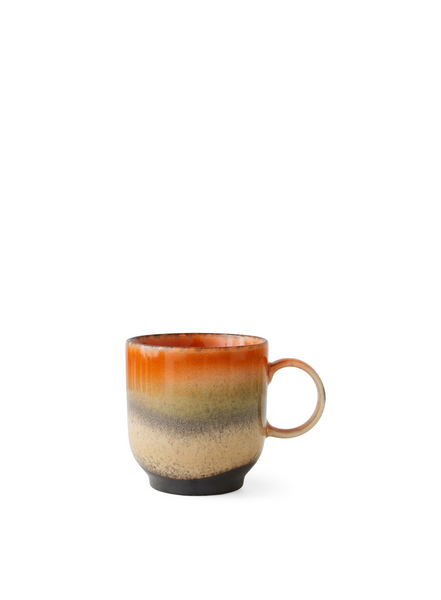 HK Living 70's Ceramics Coffee Mug In Robusta