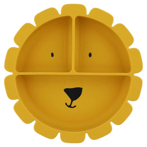 Trixie Silicone Divided Suction Plate Mr. Lion