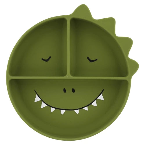 Trixie Silicone Divided Suction Plate Mr. Dino