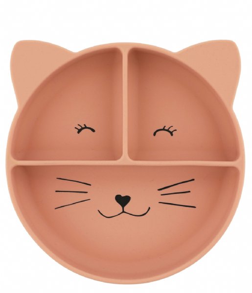 Trixie Silicone Divided Suction Plate Mrs. Cat