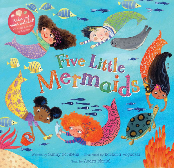 Bookspeed Five Little Mermaids PB with Cd