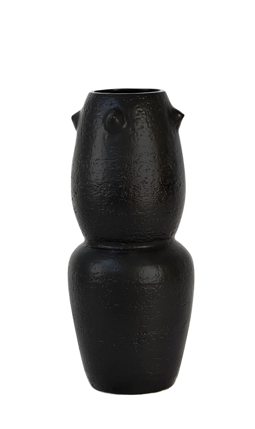Jars céramiste Vase Horace Noir