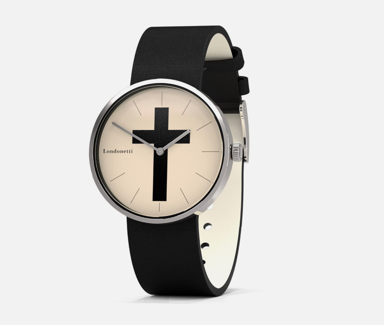 Londonetti Watch - Black Crucifix 