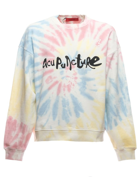 Acupuncture Sweatshirt For Men T21M30280099 Tie Dye Multicolor