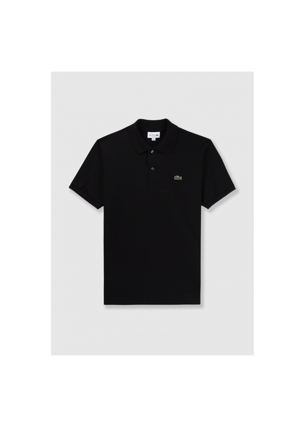 Lacoste Mens Classic Pique Polo Shirt In Black