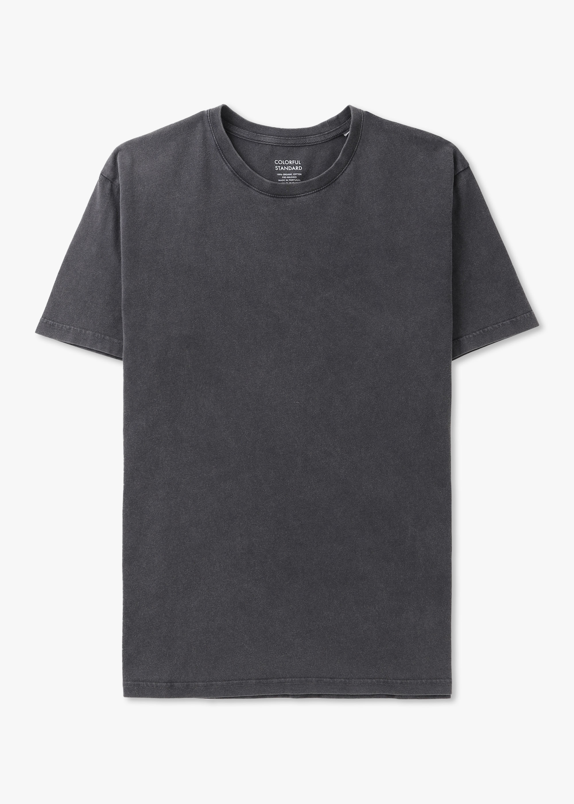 Colorful Standard Mens Classic Organic T-Shirt In Faded Black