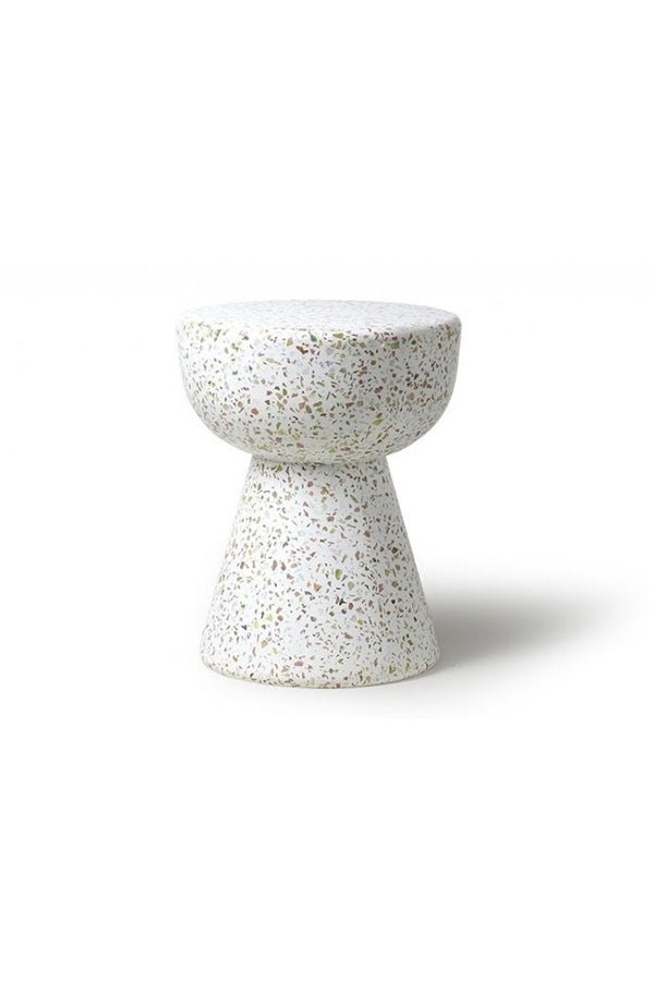 HK Living Lucy Terrazzo Side Table