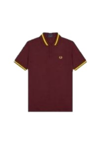 Fred Perry Reissues Original Single Tipped Polo Oxblood M96
