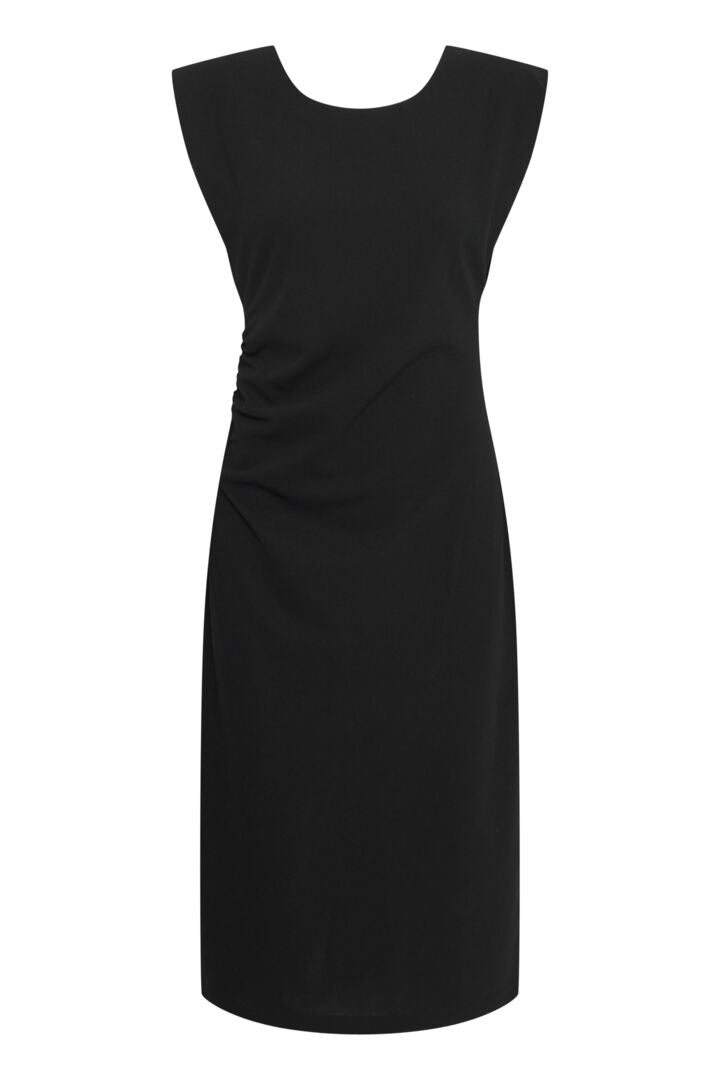 ICHI Katine Jersey Dress-Black-20121207
