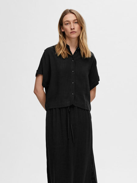 Selected Femme - Viva Ss Shirt Black