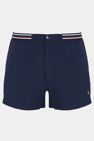 Fila Hightide 4 Terry Pocket Shorts - Navy/ Red