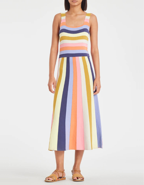 Paul Smith Paul Smith Striped Knitted Dress Multi