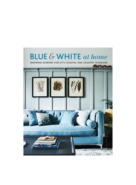 Books Blue & White At Home