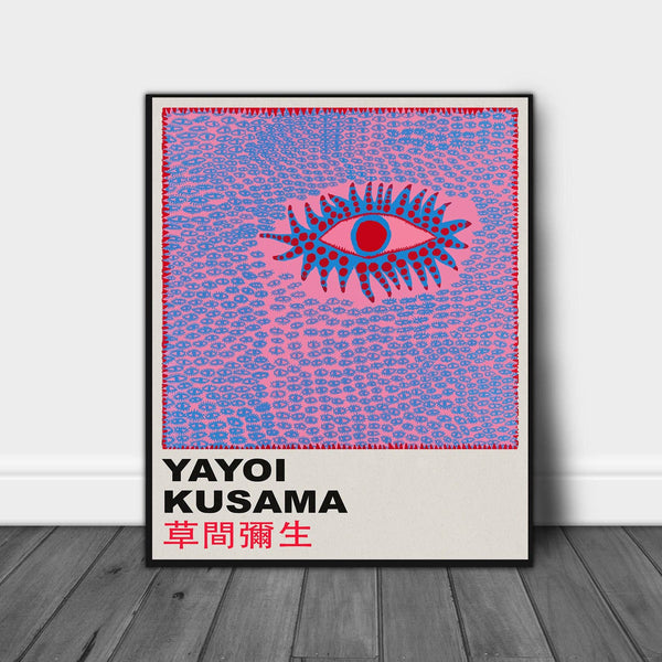 Stanley Street Studio Yayoi Kusama Lucky Eye A3 Art Print