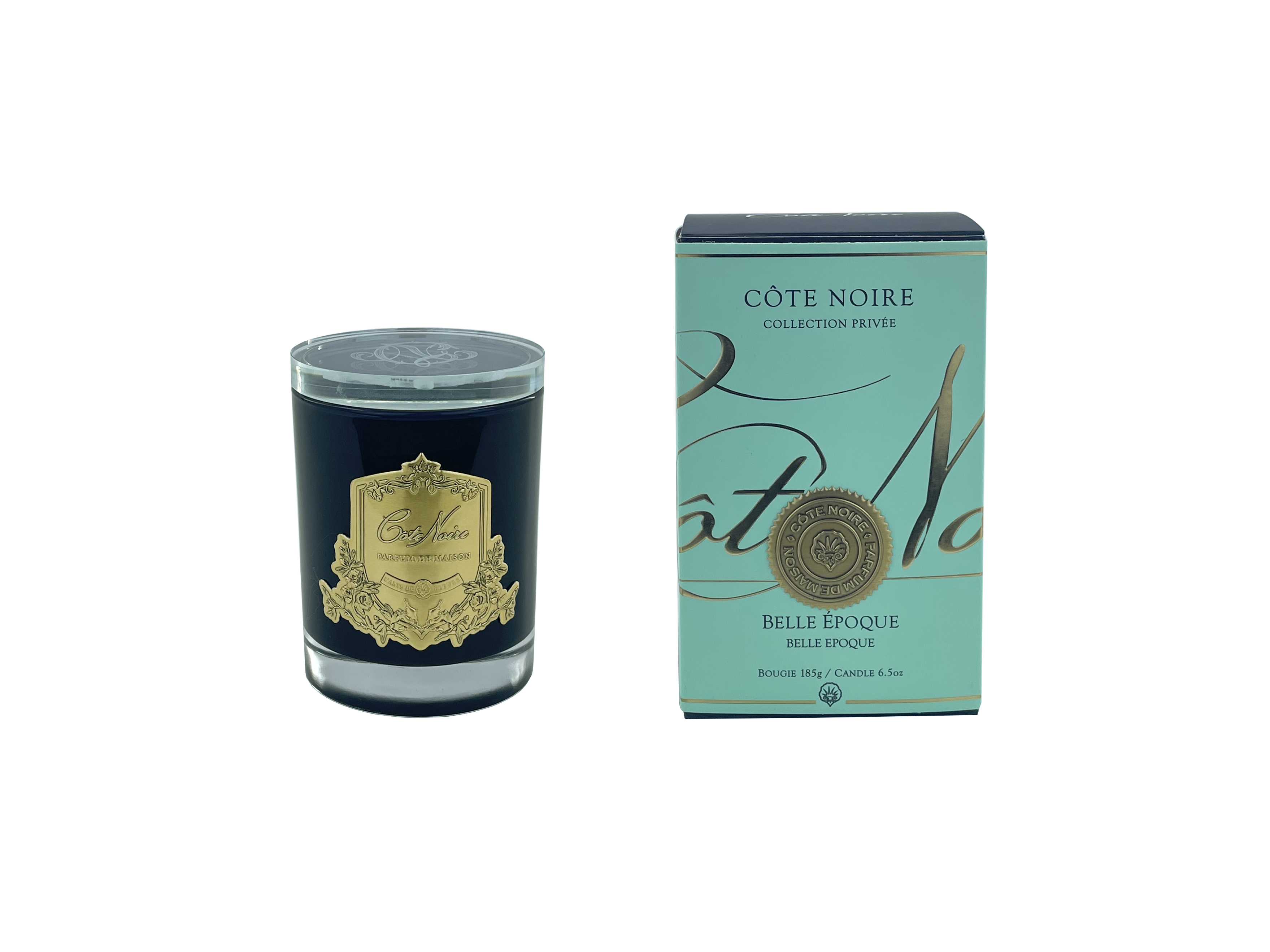 Cote Noire Belle Epoque 185g Soy Blend Candle - Gold
