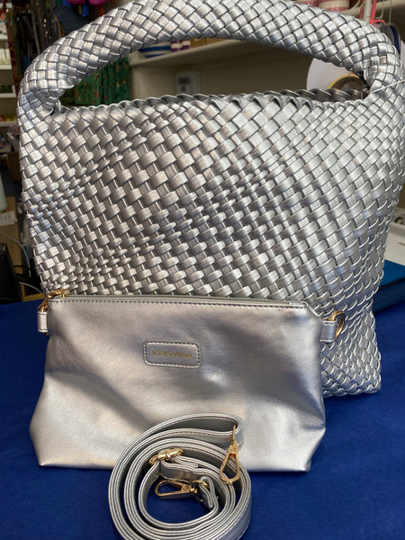 Kris-Ana Lila Weave Hand Bag