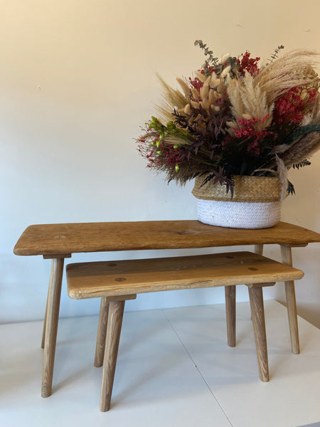 ManufacturedCulture Handmade Rustic Wooden Benches