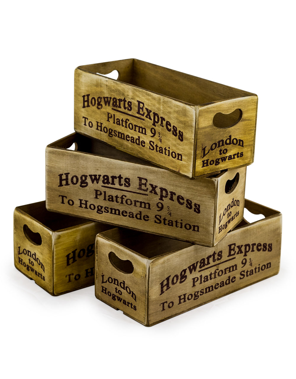 Hogwarts Express Wooden Storage Crates Set Of Two