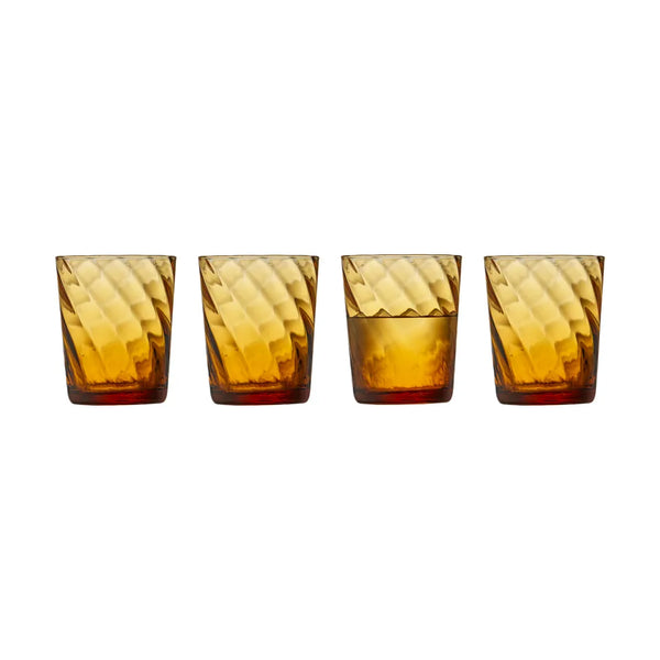 Formahouse - Lyngby Lyngby Glass Vienna Water Glass 30 Cl 4-pack Amber