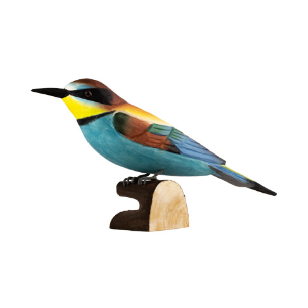 Wildlife Garden Wood Handcarved Decobird Bee-eater