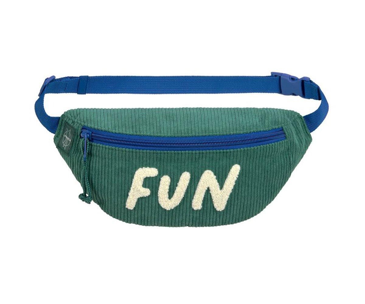 Lässig Ocean Green Waist Bag with Fun Woven