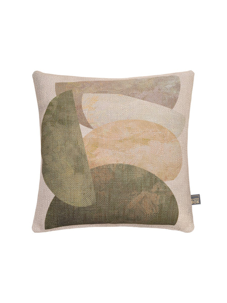 Scatterbox Painterly Abstract Cushion - Green
