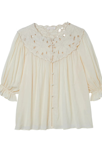 Faune Francois Oyster Blouse