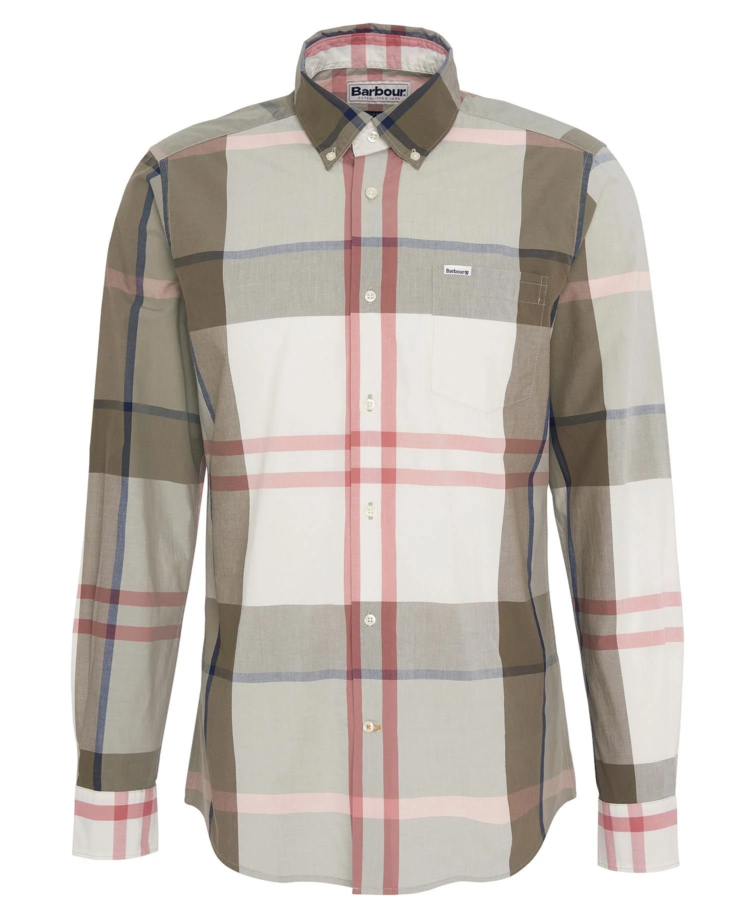 Barbour Barbour Harris Tailored Shirt Glenmore Olive