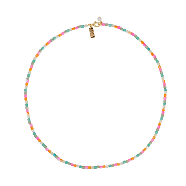 Talis Chains Capri Shell Bead Necklace - Rainbow