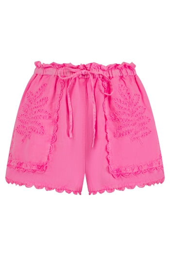 Pranella Izzie Shorts In Neon Pink