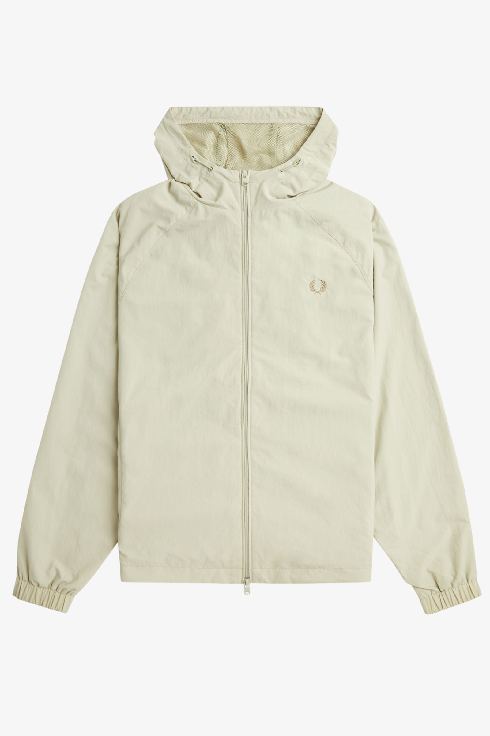 Fred Perry Fred Perry J8902 Hooded Shell Jacket Light Oyster
