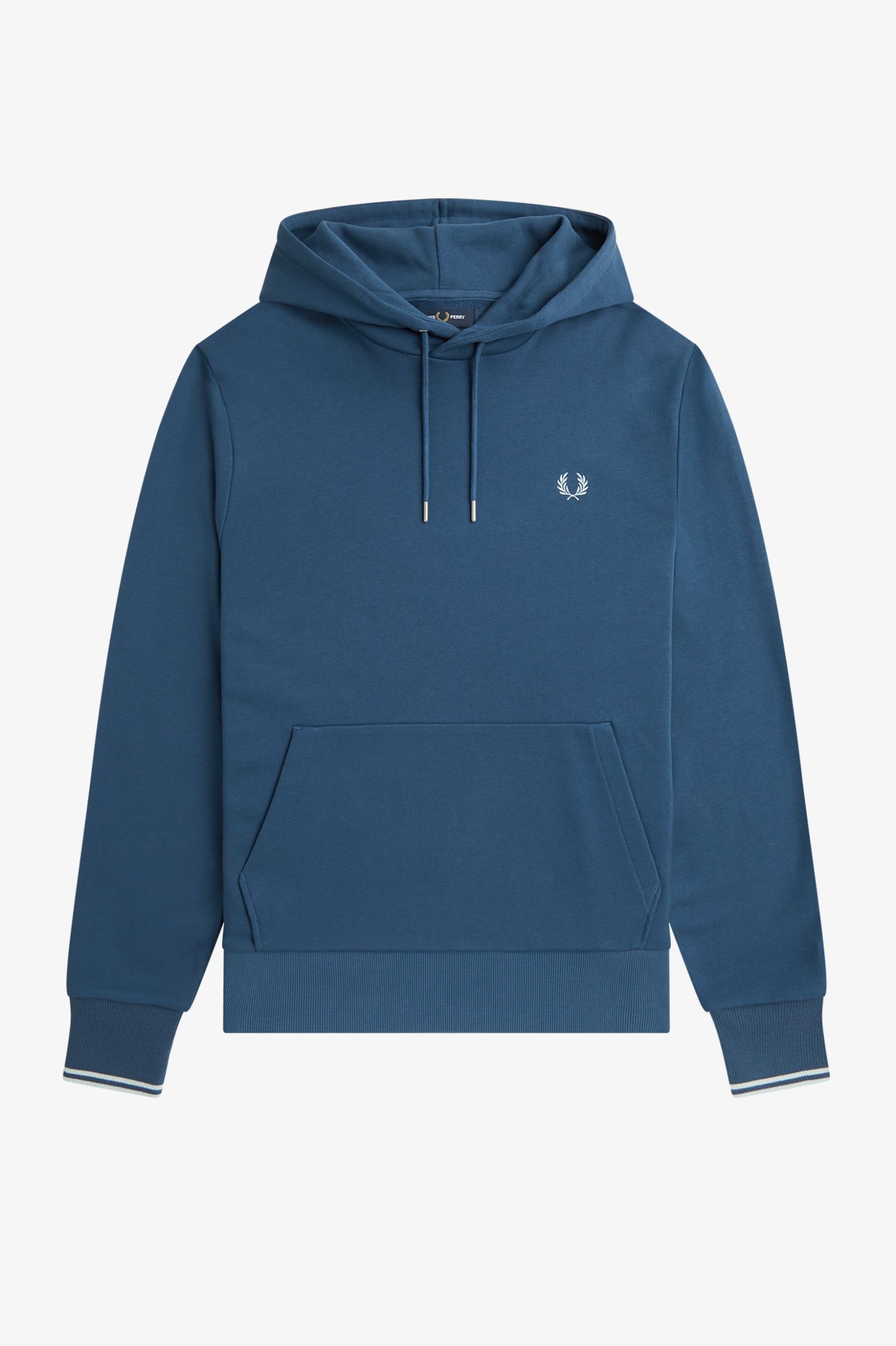 Fred Perry Fred Perry Tipped Hooded Sweatshirt Midnight Blue