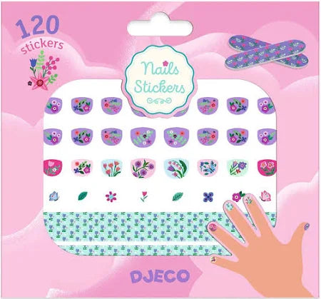 Djeco  Stickers Per Unghie - Petite Fleur