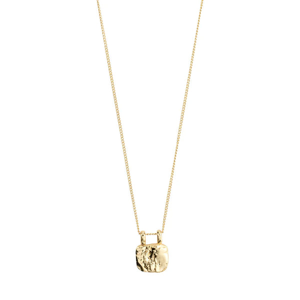 Pilgrim Bloom Coin Necklace - Gold