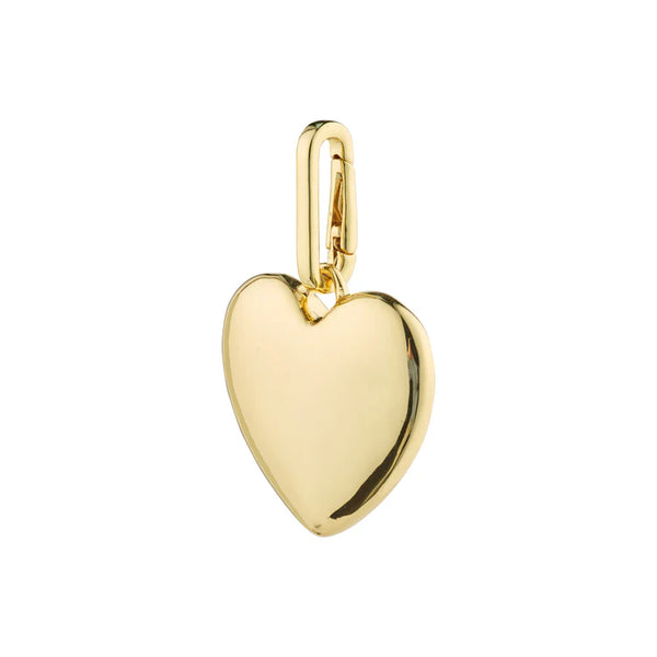 Pilgrim Charm Maxi Heart Pendant - Gold
