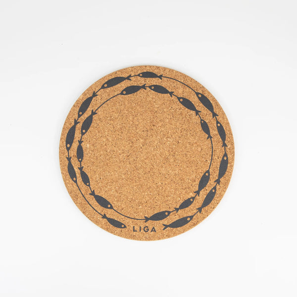 LIGA Cork Placemats | Fish On A Line