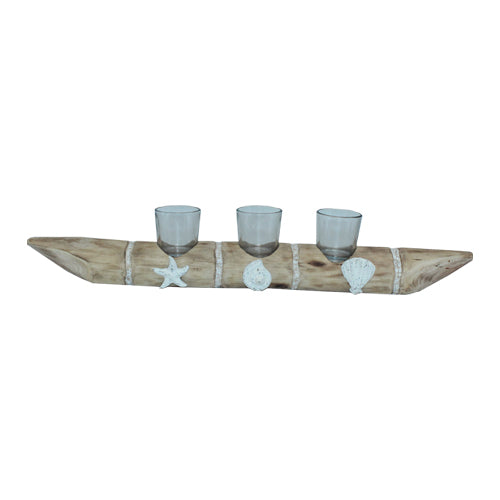 Cosy Home 3 Tealight Holder Boat