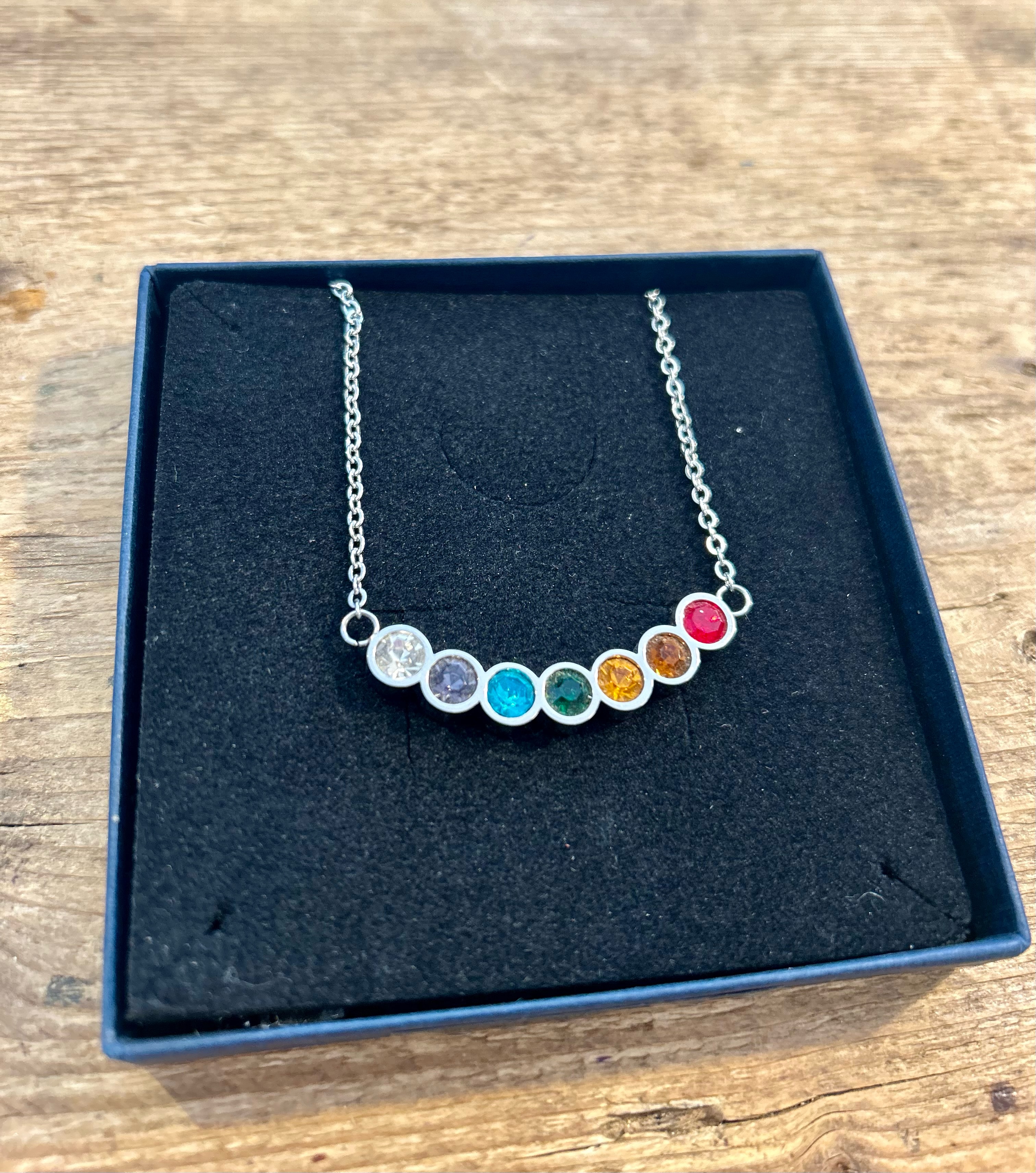 Esa Evans Chakra Necklace | Stainless Steel