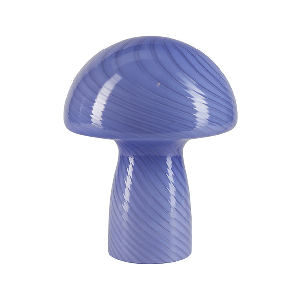 Edit & Oak Blue Mushroom Lamp