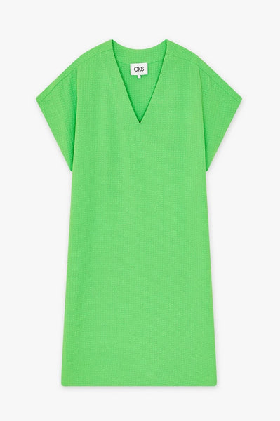CKS Saba Bright Green Dress