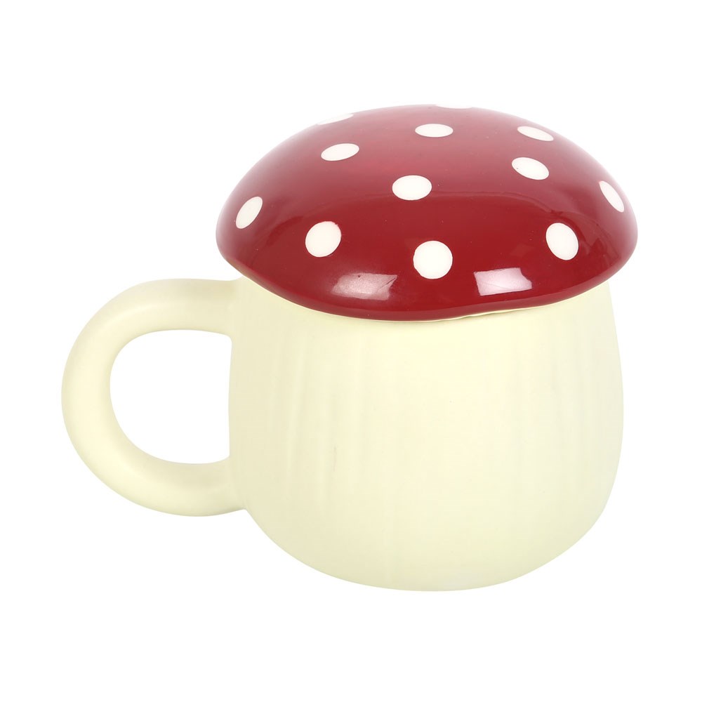Something Different Mushroom Shaped Mug with Lid