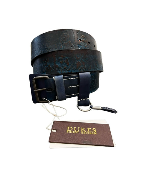 Dukes Icon Blue 4 Cm Vintage Belt