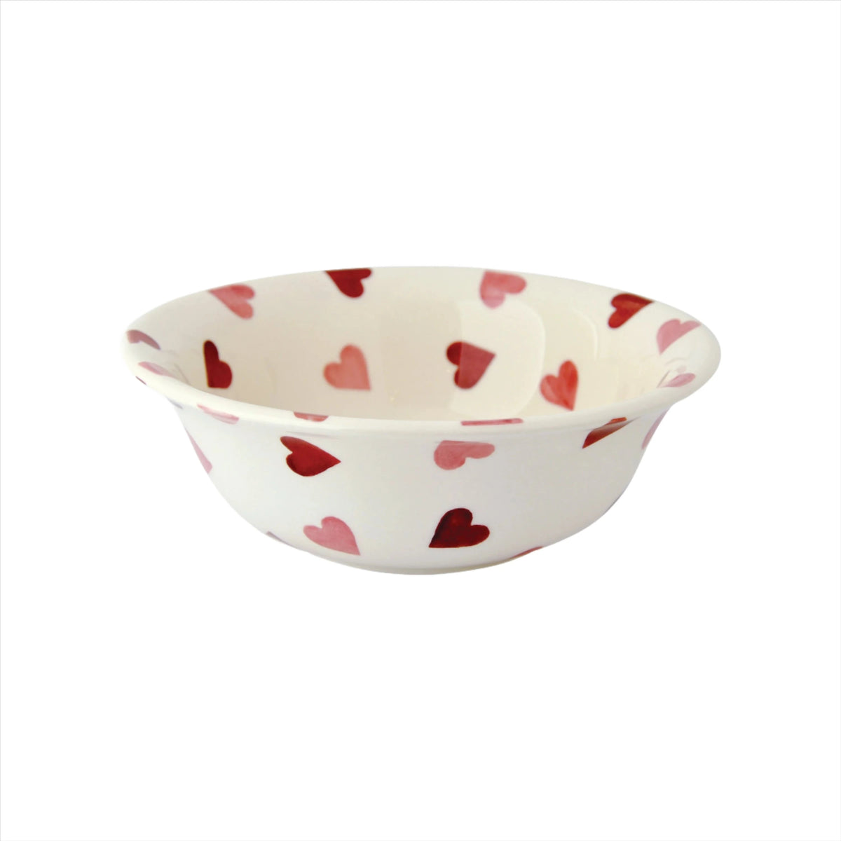 Emma Bridgewater 425ml Pink Hearts Printed Cereal Bowl
